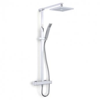 Inta Nulo Safe Touch Thermostatic Bar Mixer Shower with Shower Kit + Fixed Head