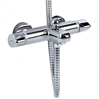 Inta Plus Thermostatic Bath Shower Mixer Wall Mounted Chrome