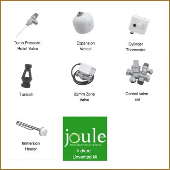 Joule Invacyl Unvented Cylinder | TRBMVI-0180LFB | Indirect | 180L