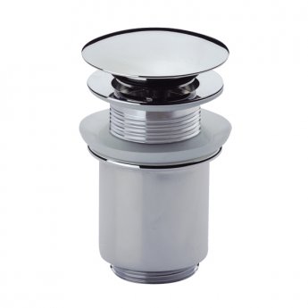 JTP Click Clack Basin Waste Chrome - Unslotted (For Basins with No Overflow) | Product Image