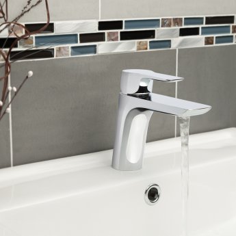 JTP Amore Basin Mixer Tap Deck Mounted - Chrome