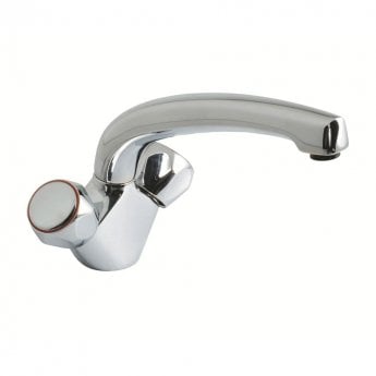 JTP Astra Mono Kitchen Sink Mixer Tap Dual Handle Club Handle - Chrome