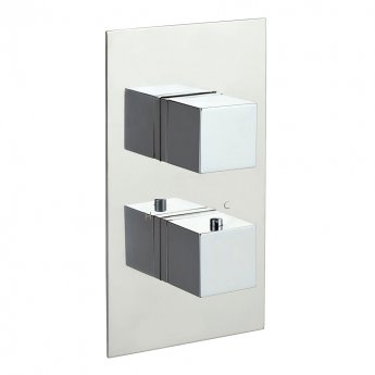 JTP Athena Dual Concealed Mixer Shower with Shower Handset + Fixed Head