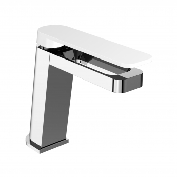 JTP Axel Basin Mixer Tap - Matt White Handle