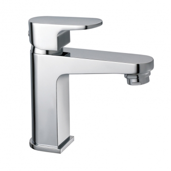 JTP Base Mini Basin Mixer Tap with Click Clack Waste - Chrome