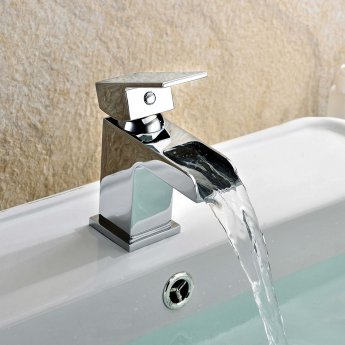 JTP Cami Mini Basin Mixer Tap with Click Clack Waste - Chrome