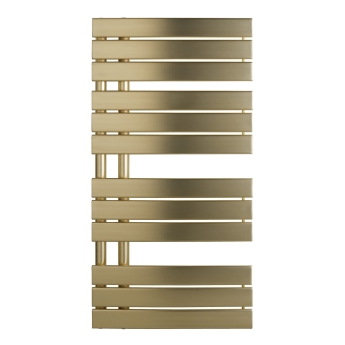 JTP Cleo Brushed Designer Heated Towel Rail | Product Image