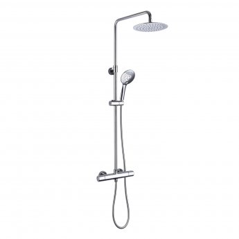 JTP Cool Touch Thermostatic Bar Mixer Shower with Shower Kit + Fixed Head