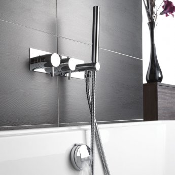 JTP Florence Dual Concealed Mixer Shower with Shower Handset + Bath Filler