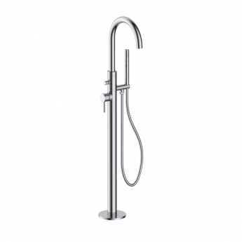 JTP Florence Freestanding Bath Shower Mixer Tap with Kit - Chrome
