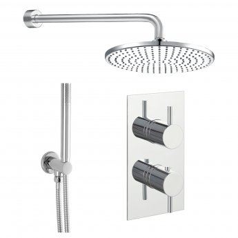 JTP Florentine Dual Concealed Mixer Shower with Shower Handset + Fixed Head
