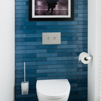 JTP Metal Pneumatic Dual Flush Plate - Chrome