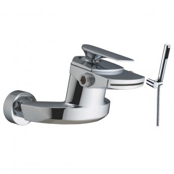 JTP Gant Wall Mounted Bath Shower Mixer Tap with Kit - Chrome
