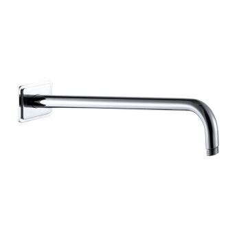 JTP Grosvenor Round Wall Mounted Shower Arm 400mm Length - Chrome