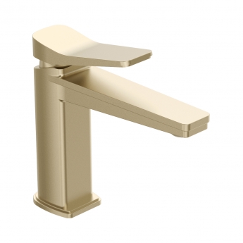 JTP HIX Basin Mixer Tap - Brushed Brass