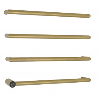 JTP Obi Dry Electric Designer Heated Towel Rail 485mm H x 600mm W | Product Image