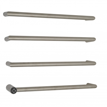 JTP Obi Dry Electric Designer Heated Towel Rail 485mm H x 600mm W | Product Image