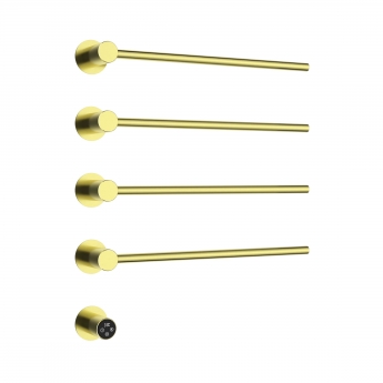 JTP Onyx Dry Electric Designer Heated Towel Rail 610mm H x 536mm W