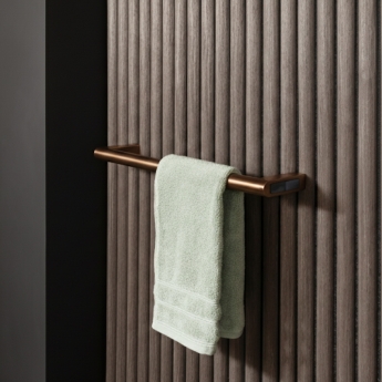 JTP Ora 600mm Dry Electric Stainless Steel Bar Towel Rail | Product Image