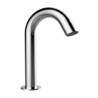 JTP Sensor Deck Spout Mains / Battery Operated Basin Mixer Tap - Chrome