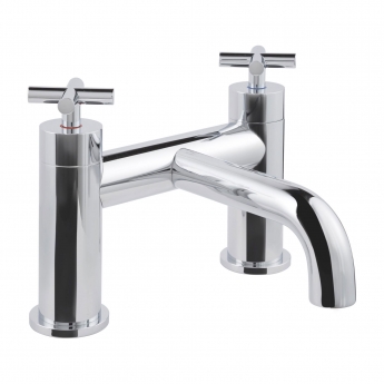 JTP Solex Bath Filler Tap Pillar Mounted - Chrome