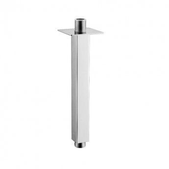 JTP Square Ceiling Mounted Shower Arm 200mm Chrome