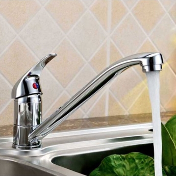 JTP Topmix Mono Kitchen Sink Mixer Tap Swivel Spout - Chrome
