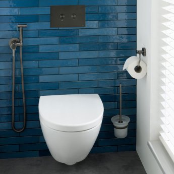 JTP Vos Douche Kit with Hose and Single Lever Control - Brushed Black