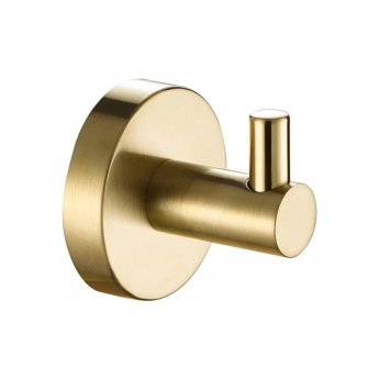 JTP Vos Robe Hook Wall Mounted - Brushed Brass
