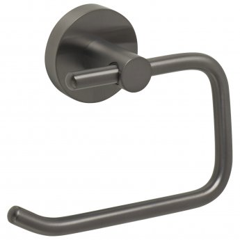 JTP Vos Toilet Roll Holder - Brushed Black