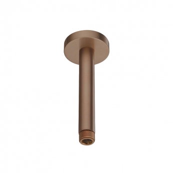JTP Vos Ceiling Mounted Shower Arm 150mm - Brushed Bronze