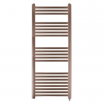 JTP Vos Brushed Finish Electric Designer Heated Ladder Towel Rail