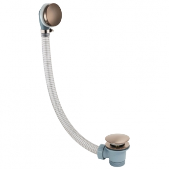 JTP Vos Click Clack Bath Waste 530mm - Brushed Bronze