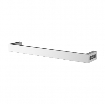 JTP Zen 600mm Dry Electric Stainless Steel Bar Towel Rail