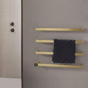 JTP Zyon Dry Electric Designed Heated Towel Rail | Product Image
