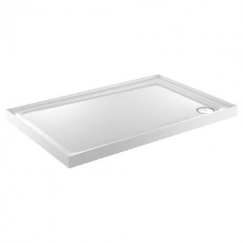 Just Trays JT Fusion Rectangular Right Handed Shower Tray with Waste 900mm x 760mm 3 Upstand