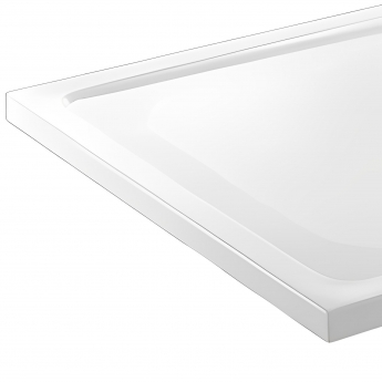 Just Trays JT Fusion Square Shower Tray with Waste 800mm x 800mm Flat Top