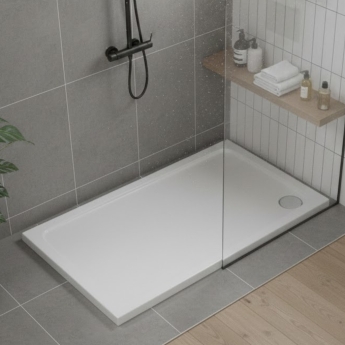 Just Trays JT Fusion Rectangular Shower Tray with Waste 1400mm x 700mm Flat Top | Product Image