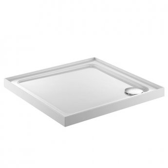 Just Trays JT Fusion Square Shower Tray with Waste 760mm x 760mm 4 Upstand