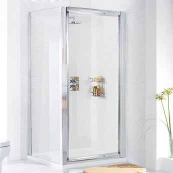 Lakes Classic Framed Pivot Shower Door - 6mm Glass
