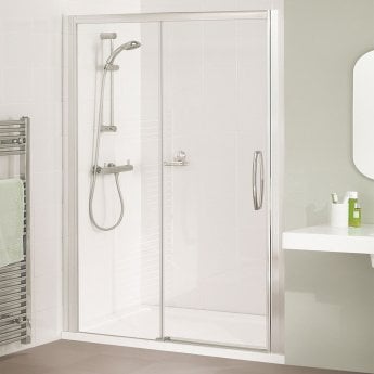 Lakes Classic Low Threshold Sliding Shower Door 1500mm Wide RH - 8mm Glass