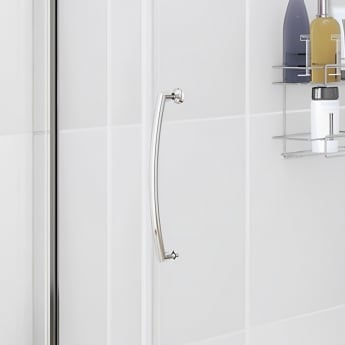 Lakes Classic 1-Door Offset Quadrant Shower Enclosure 1200mm x 900mm - 6mm Glass