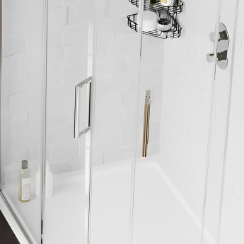 Lakes Valmiera 2-Door Quadrant Shower Enclosure 900mm x 900mm - 8mm Glass