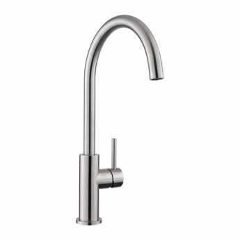 Leisure AquaCrest Single Lever Kitchen Sink Mixer Tap - Brushed