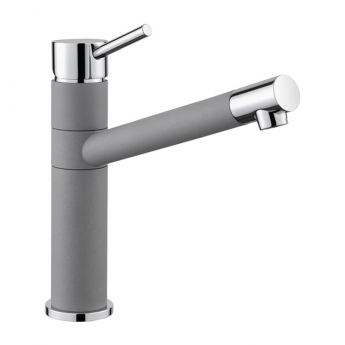 Leisure AquaRise Single Lever Kitchen Sink Mixer Tap - Concrete Grey