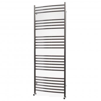 MaxHeat Camborne Curved Heated Towel Rail 1600mm H x 600mm W Stainless Steel