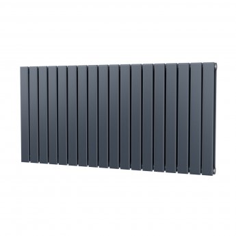MaxHeat Deshima Double Horizontal Radiator 600mm High x 1224mm Wide Anthracite