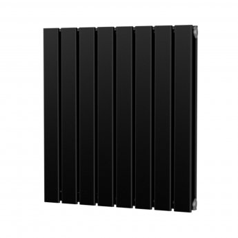 MaxHeat Deshima Double Horizontal Radiator 600mm High x 544mm Wide Black
