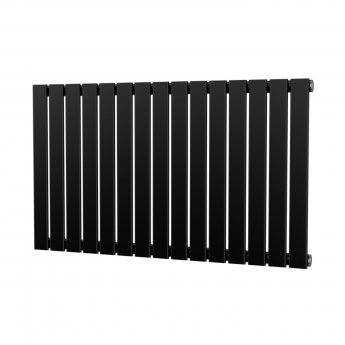 MaxHeat Deshima Single Horizontal Radiator 600mm High x 1020mm Wide Black