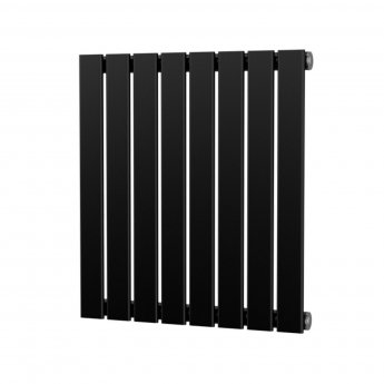 MaxHeat Deshima Single Horizontal Radiator 600mm High x 544mm Wide Black